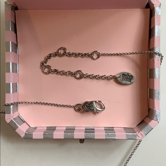 Letter M silver Juicy Couture necklace. - Picture 5 of 5